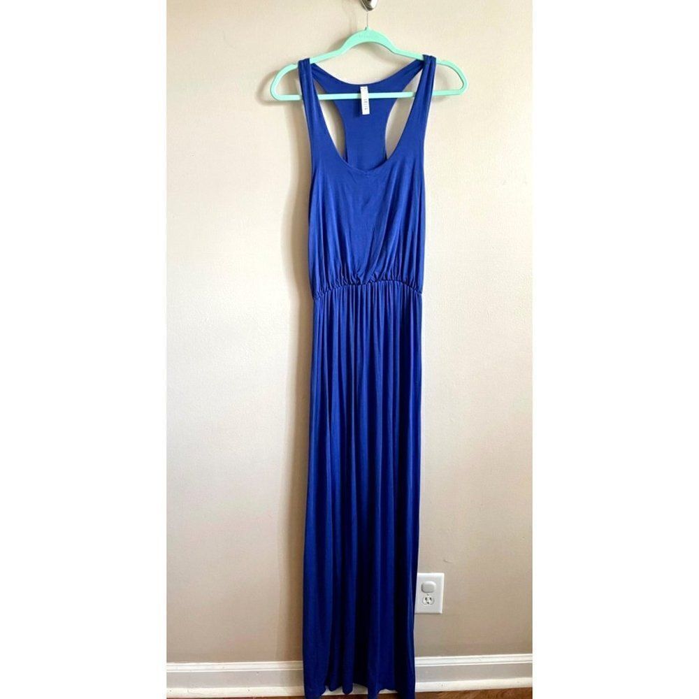 NEW Jolie bright blue maxi dress Sz L women’s